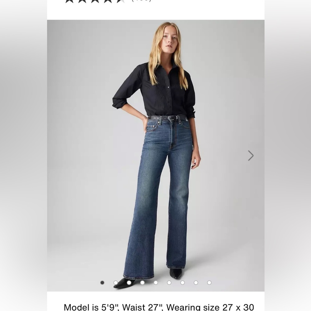 Levi's Ribcage Bell NWT Sz 27x30
